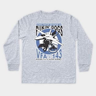 VFA-143 Pukin' Dogs Kids Long Sleeve T-Shirt